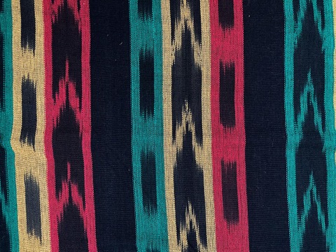 Jaspe Cloth (Ikat) Rasta Reggae Colors 