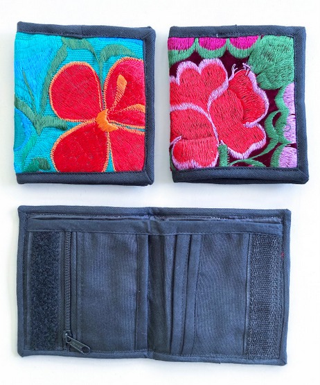 Embroidered Wallet 