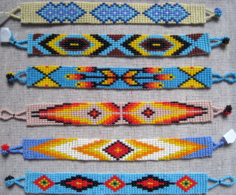 Beaded 11 Row Native American Style Bracelet Guatemalan, Guatemala, Mayan, handmade, colorful, wholesale, Beaded, Native American Style, Bracelet