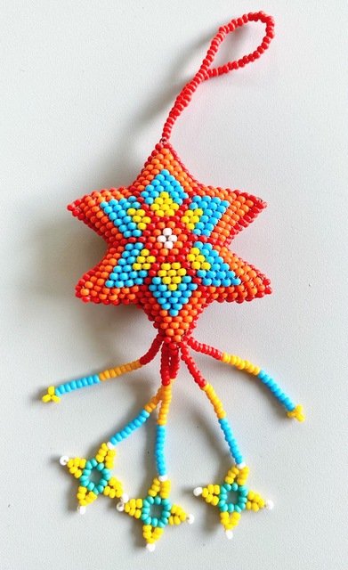 Beaded Star Ornament 