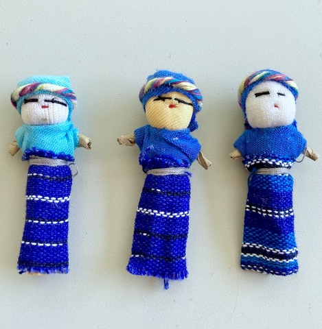 Blue Worry Dolls corporate giveaways