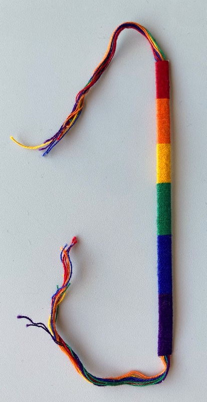 Rainbow Flex Friendship Bracelet rainbow