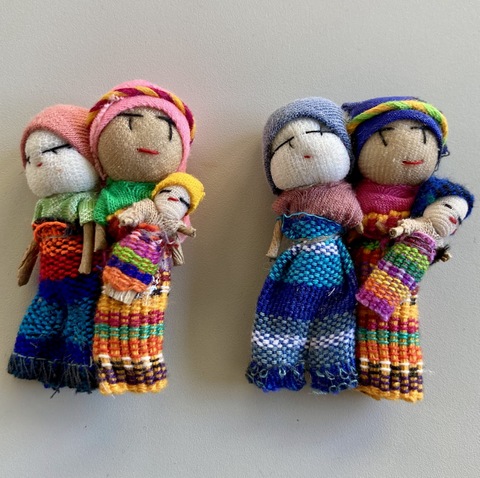 Worry Doll Family Worry Doll Couple With Child