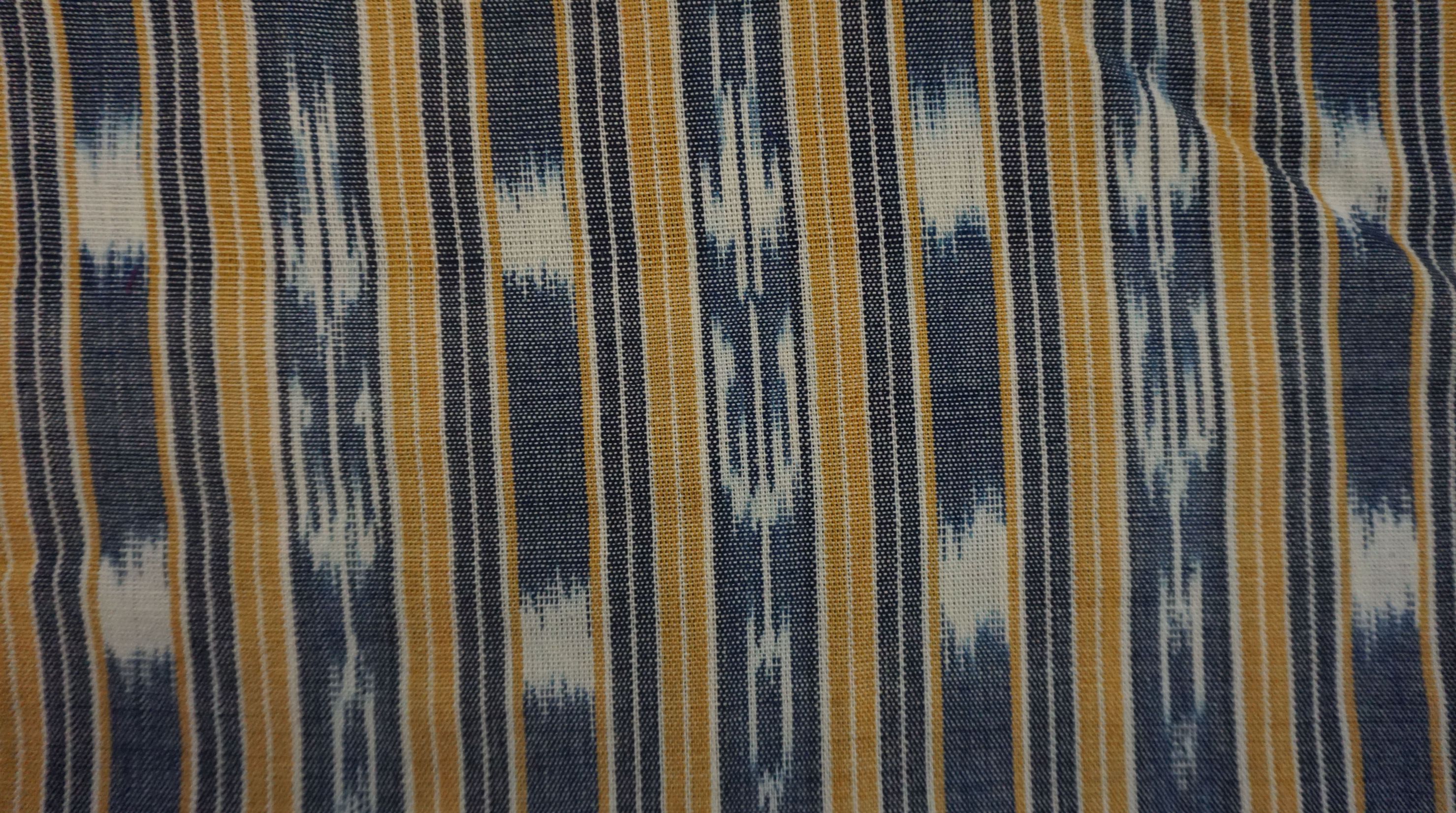 Jaspe Cloth (Ikat) Yellow White Blue